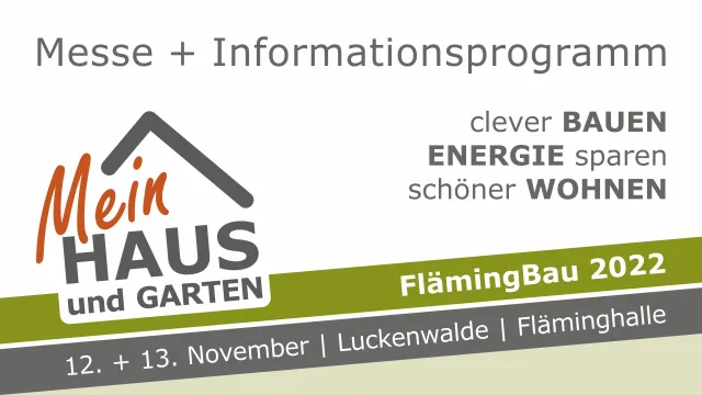 Bild: FlämingBau 2022 - Baumesse Mein HAUS und GARTEN