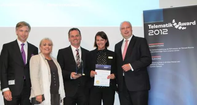Der Telematik-Award 2012 - der Oscar der Telematik-Branche – geht dieses Jahr an die Couplink Group AG Bild: Der Telematik-Award 2012 - der Oscar der Telematik-Branche – geht dieses Jahr an die Couplink Group AG