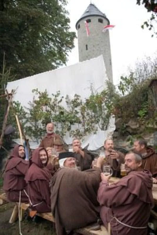 Für das alljährliche Burgfest in Lichtenberg, brauen die Oberfranken eigens das Raubritter-Festbier
