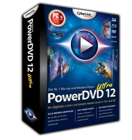 CyberLink bringt PowerDVD 12 Ultra heraus Bild: CyberLink bringt PowerDVD 12 Ultra heraus