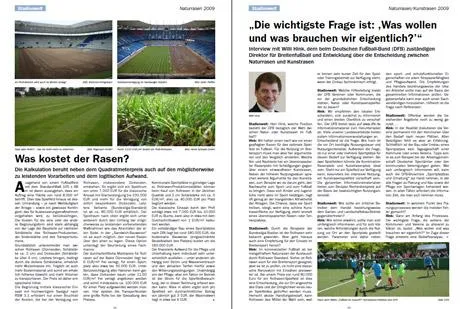 Stadionwelt-Special „Sportrasen“ Bild: Stadionwelt-Special „Sportrasen“