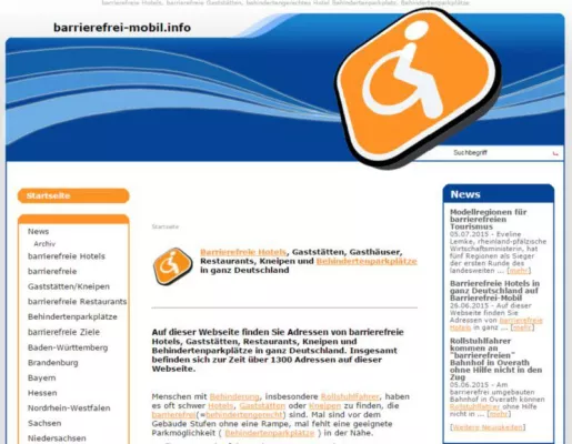 Bild: Barrierefreie Hotels sorgen für einen entspannten Sommerurlaub für körperlich eingeschränkte Menschen