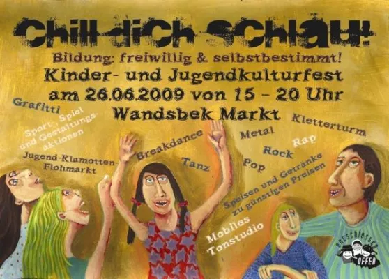 Bild: Chill dich schlau - Kinder- und Jugendkulturfest der Offenen Kinder- und Jugendarbeit Wandsbek am 26.06.2009