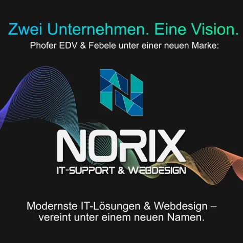 Zwei Unternehmen, eine Vision - Norix IT Support & Webdesign startet neu durch Bild: Zwei Unternehmen, eine Vision - Norix IT Support & Webdesign startet neu durch
