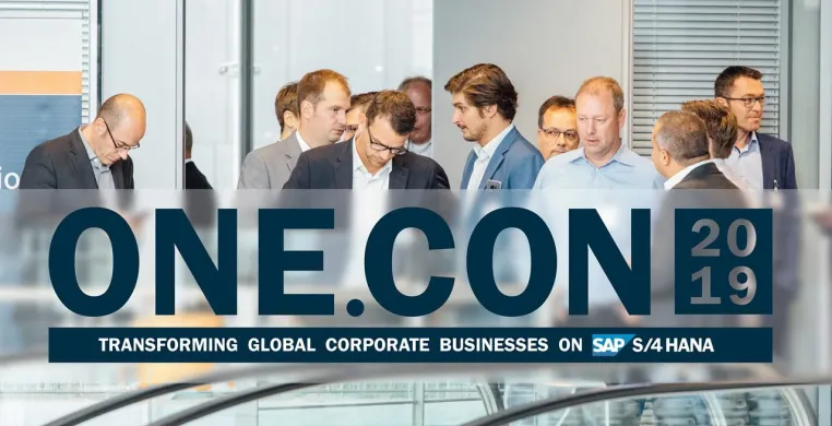 ONE.CON 2019: SAP Industry Community zeigt wegweisende S/4HANA-Pionierprojekte Bild: ONE.CON 2019: SAP Industry Community zeigt wegweisende S/4HANA-Pionierprojekte