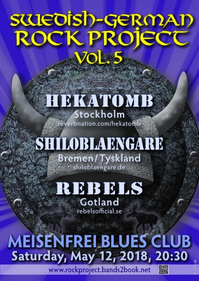 Plakat zum Swedish German Rock Project Vol. 5