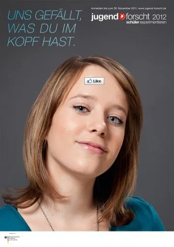 „Uns gefällt, was Du im Kopf hast." - Jugend forscht startet in 47. Wettbewerbsrunde Bild: „Uns gefällt, was Du im Kopf hast." - Jugend forscht startet in 47. Wettbewerbsrunde