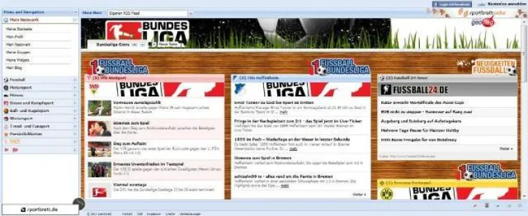 Bundesliga-Rückrunde: Sportportal bietet Echtzeit-Widgets für Fußball & Fitness Bild: Bundesliga-Rückrunde: Sportportal bietet Echtzeit-Widgets für Fußball & Fitness