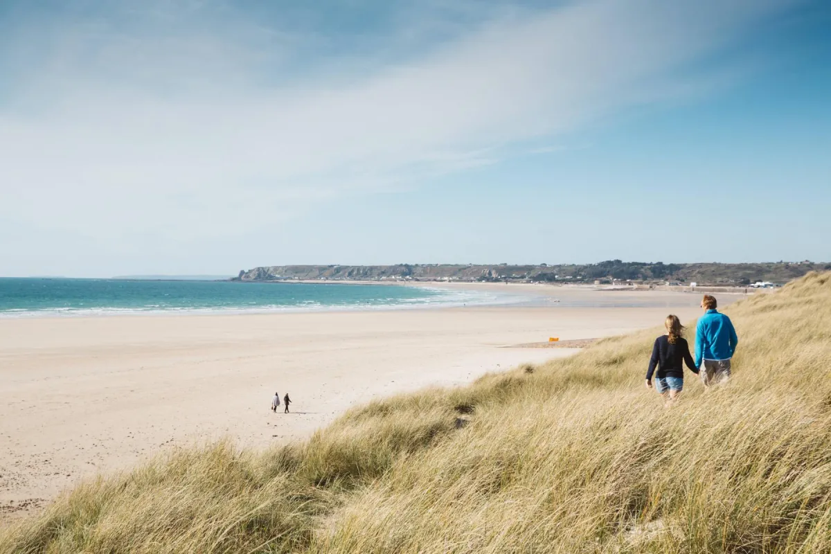 Unweit des Strands der St. Ouen's Bay bezieht der Nationalpark bald sein neues Quartier.