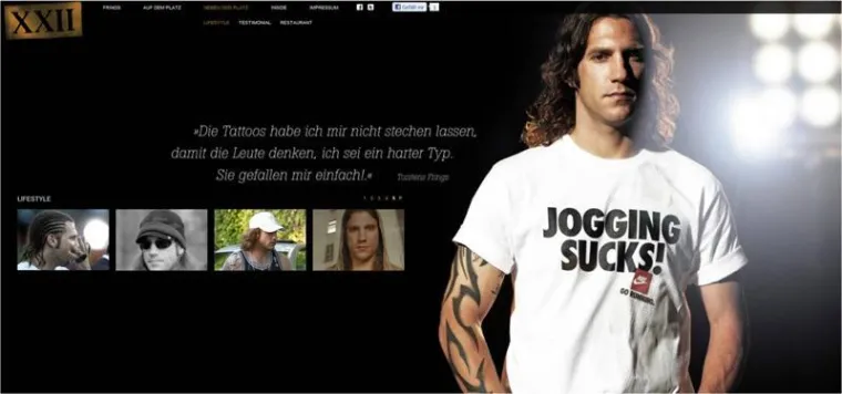 Bild: Fußballstar Torsten Frings mit neuer Website