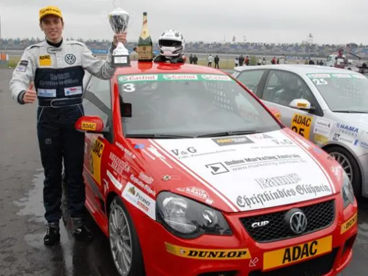 Bild: Elia Erhart in der Lausitz zweimal auf dem Polo-Cup-Podium