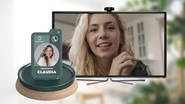 Bild: Mit family.cards in Verbindung bleiben: Digitale Teilhabe durch kinderleichte Handhabung speziell für Senioren