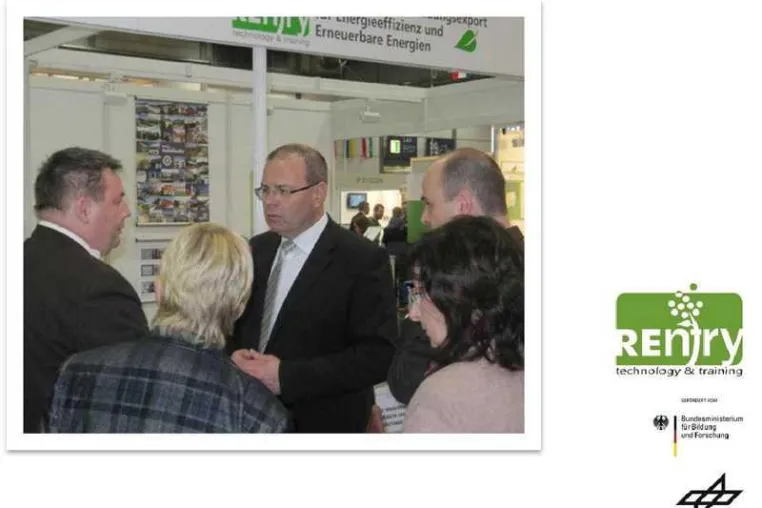 REntry auf der enertec und TerraTec 2013 Bild: REntry auf der enertec und TerraTec 2013