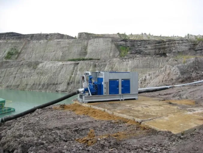 Bild: Überwachung von Wasserpumpen mit geoCapture – Damit die Baustelle trocken bleibt