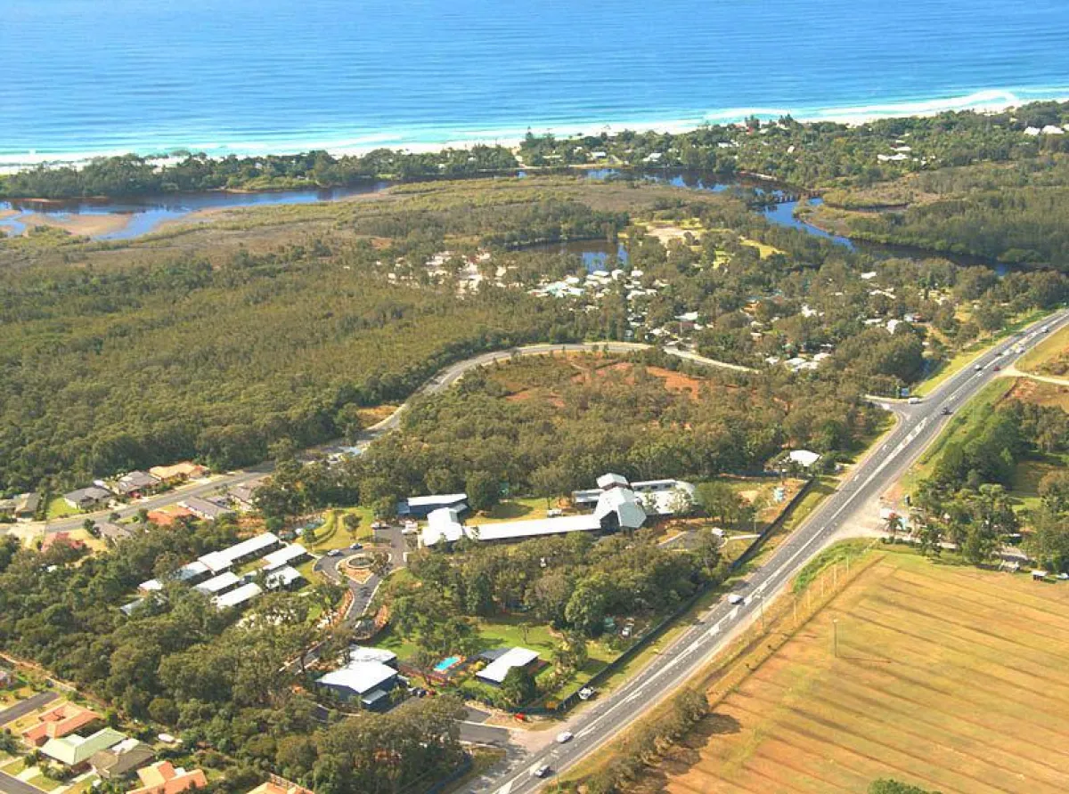 SAE Campus Byron Bay, Luftaufnahme