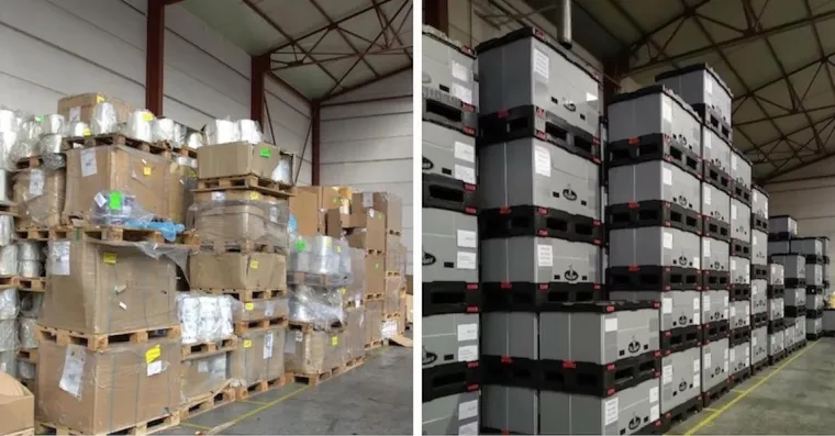 Lagerordnung mit System Bild: Lagerordnung mit System