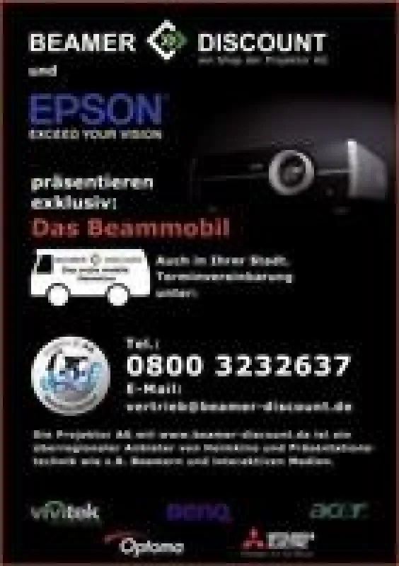 Das Beammobil unterwegs in Deutschland