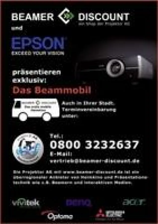 Das Beammobil unterwegs in Deutschland