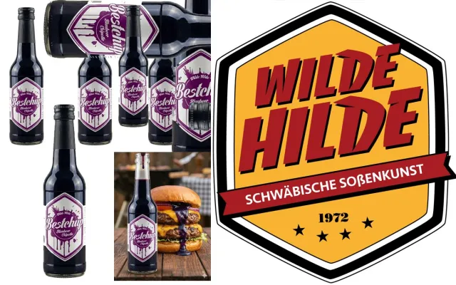 Bild: Wilde Hilde präsentiert: Bestchup Blaubeer Chipotle BBQ Soße – Schwäbische BBQ-Kunst für die Grillsaison 2026
