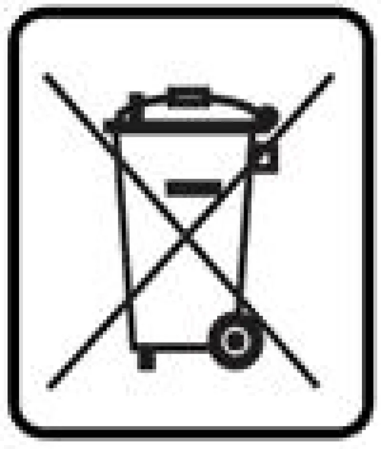 Registrierte Geräte sind an diesem Zeichen zu erkennen.