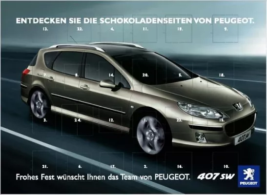 Bild: Individuelle Adventskalender mit edler Schokolade als Werbeartikel für Firmenkunden