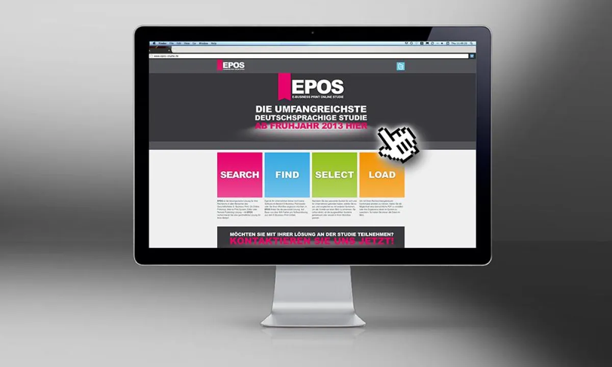 Über die EPOS-Online-Datenbank kann der Benutzer im kompletten Datenbestand recherchieren, vergleich