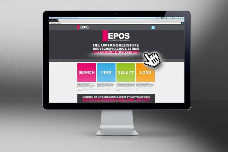 Bild: zipcon startet Projekt EPOS - E-Business Print Online Studie