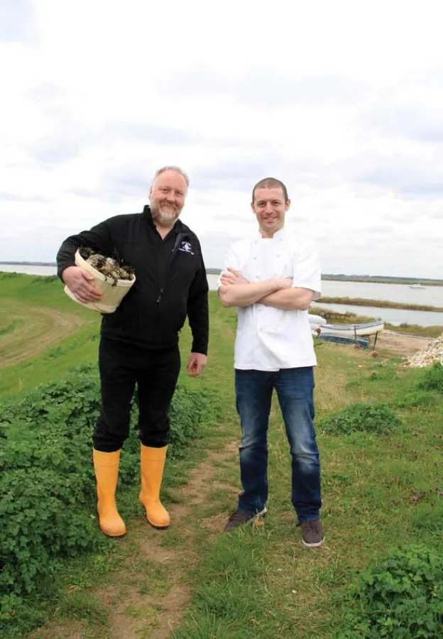 Tony Fleming zu Besuch bei der Colchester Oyster Fishery