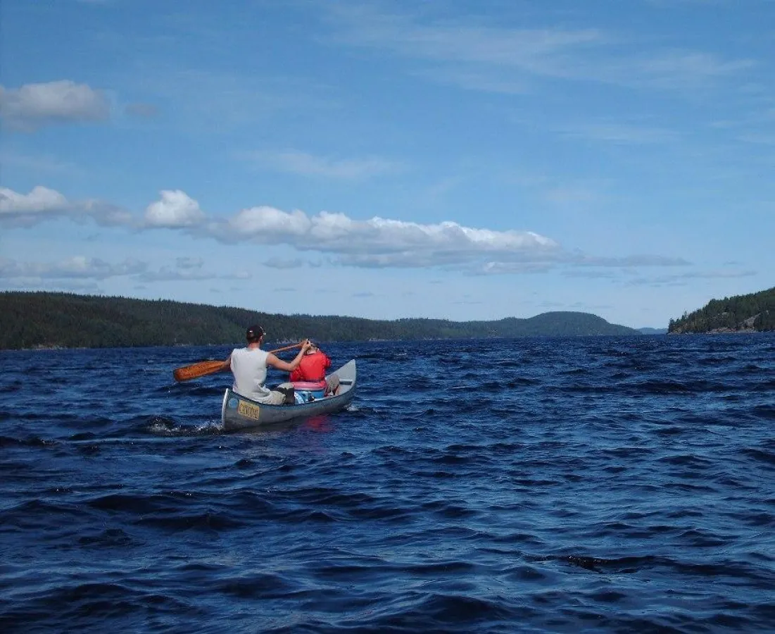 Kanutour in Schweden