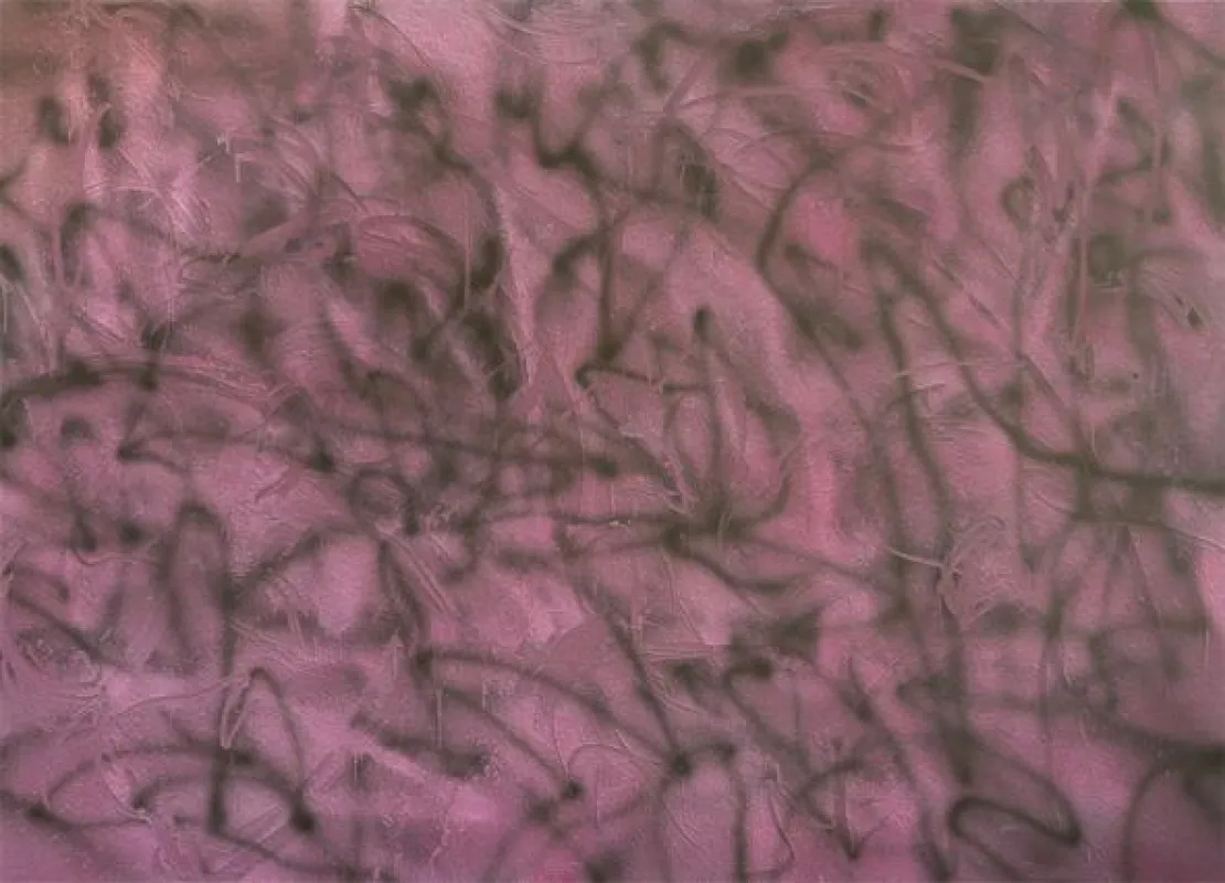 blank volume, 2017, Acryl und Tusche auf Leinwand, 200 x280 cm