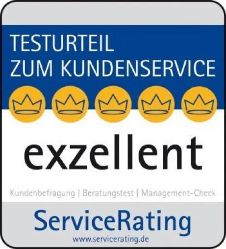 Bild: Deutsche Vermögensberatung (DVAG) mit der Gesamtnote „exzellent“ im Kundenservice ausgezeichnet