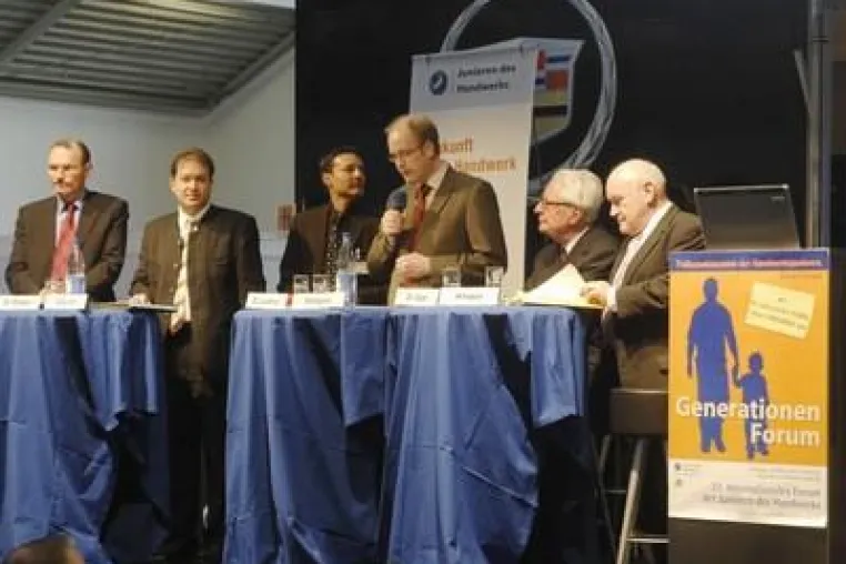Bild: Generationenforum auf der Internationalen Handwerksmesse (IHM) in München