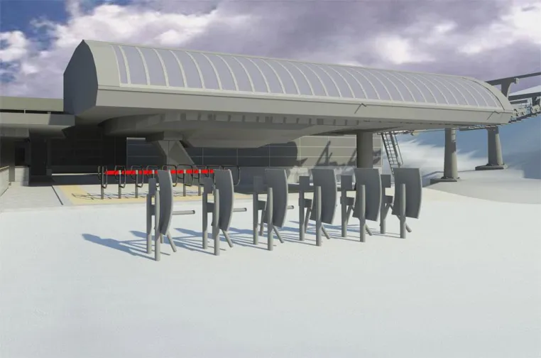 Bild: Nach 24 Millionen Bergfahrten ist Schluss:Hi-Tech-8er-Sesselbahn ersetzt Aualm-Lift