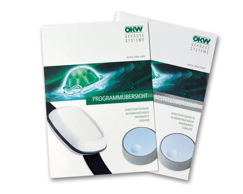 Neuer Gehäusekatalog mit Bestellübersicht