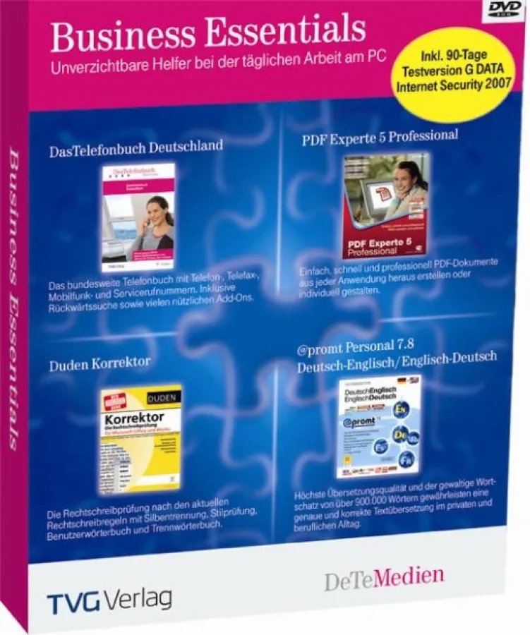 Business Essentials: vier Softwareprodukte fürs Büro zum Sonderpreis