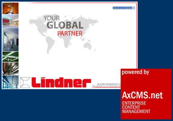 Bild: Mit dem kostenfreien AxCMS.net in Rekordzeit zum internationalen Onlineauftritt