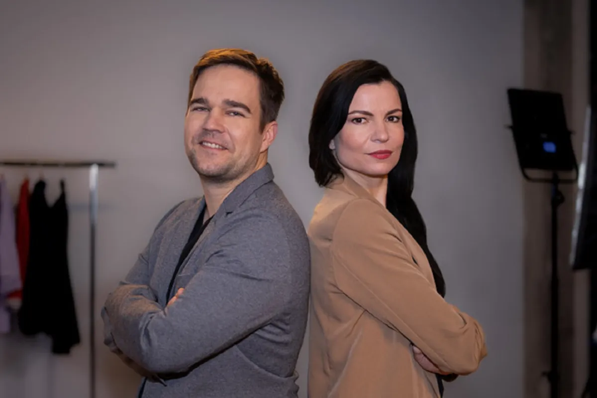 yoona.ai CEO Anna Franziska Michel und Co-Founder Daniel Manzke (© ALSAED)