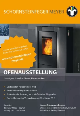 Neue Ofenausstellung in Pewsum Bild: Neue Ofenausstellung in Pewsum