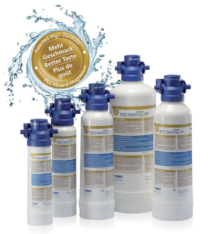 BWT bestmax PREMIUM Wasserfilter – preisgekrönte Mg2+-Technologie für die Wasseroptimierung