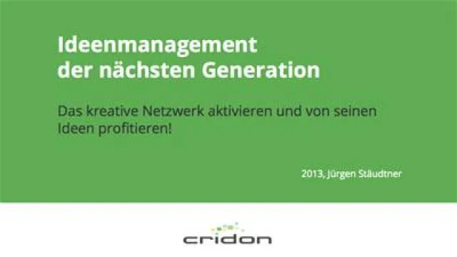 Bild: Ideenmanagement der nächsten Generation