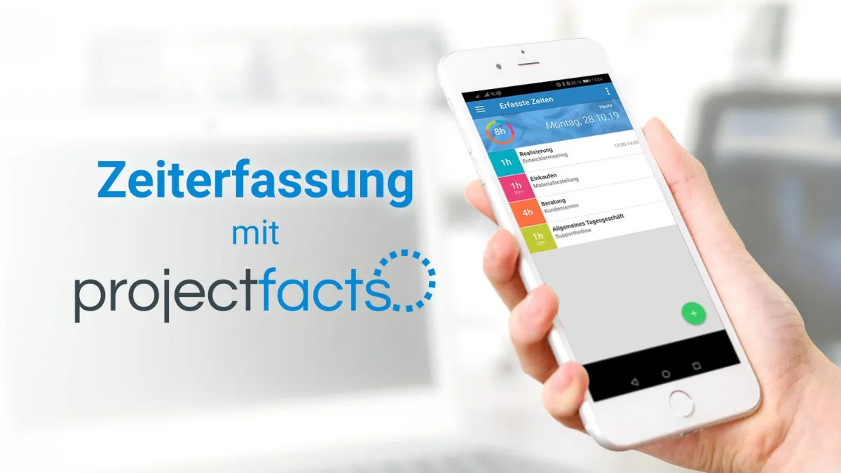 Zeiterfassung mit projectfacts