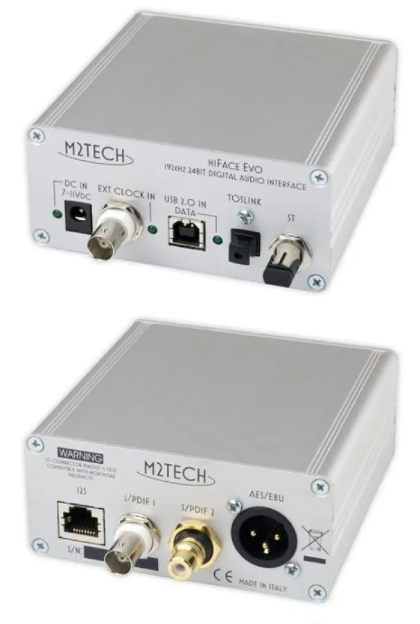 M2Tech HiFace EVO bietet zahlreiche Anschlussmoeglichkeiten