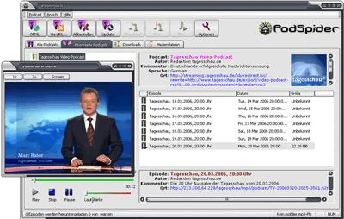 Audio-Podcasts, Video-Podcasts und Web-TV