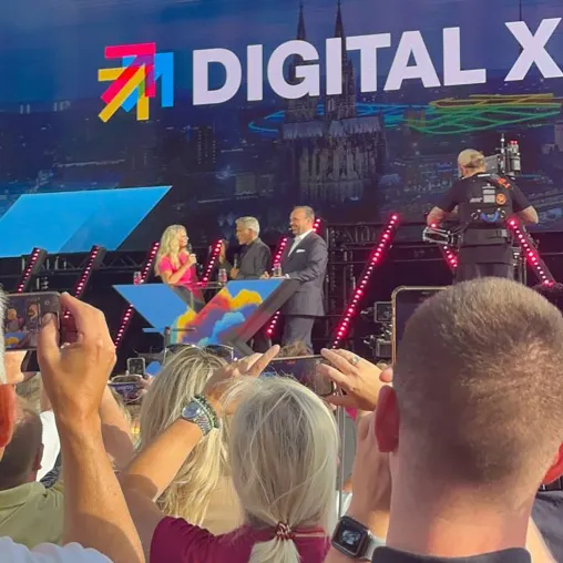 Digitalisierung im Handwerk voranbringen: Digiwerkstatt 4.B bei Digital X vertreten Bild: Digitalisierung im Handwerk voranbringen: Digiwerkstatt 4.B bei Digital X vertreten