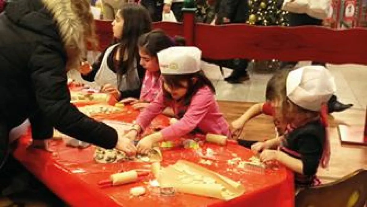 Kinder-Keksback-Aktion bei Kamps