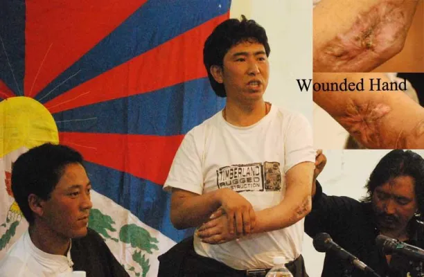 Bild: Ein Tibeter appelliert an die Medien: „Das unerträgliche Leid des tibetischen Volkes wird Euch weinen lassen!“