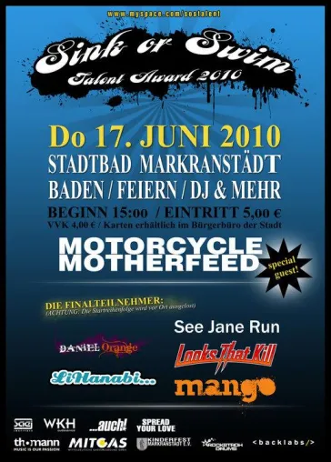 Bild: Sink or Swim Talent Award 2010 - Der Bandwettbewerb mit Festivalfeeling