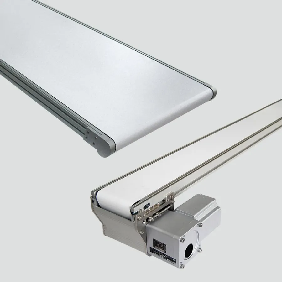 Montech-Förderbänder TB40 mit integriertem 24V Motor und TB30 mit Kopfantrieb