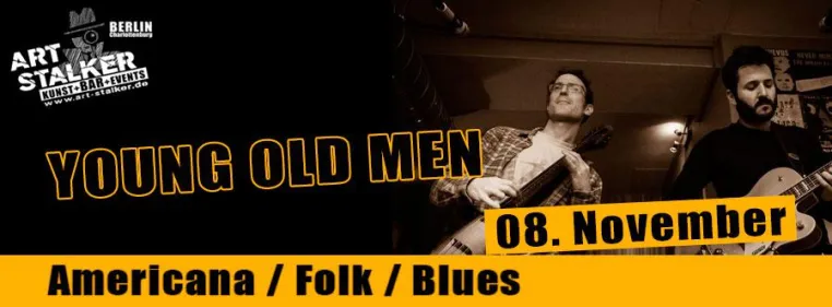 Nicolas Fahy und Fabrizio Luccitti sind YOUNG OLD MEN und sind im November live im ART Stalker Bild: Nicolas Fahy und Fabrizio Luccitti sind YOUNG OLD MEN und sind im November live im ART Stalker