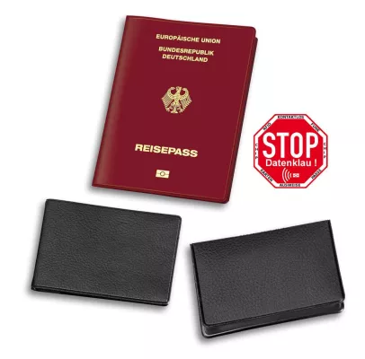Bild: Mit Document safe-Schutzhüllen von VELOFLEX gegen Datendiebstahl